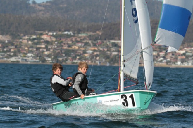  (Aus and second in heat three after leading most of the race) Sam Abel and Will Cooper. ©  Andrea Francolini Photography http://www.afrancolini.com/